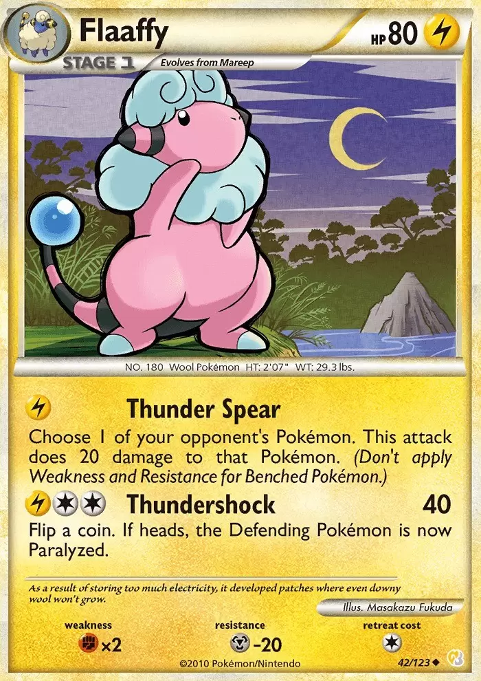 HeartGold & SoulSilver - Flaaffy