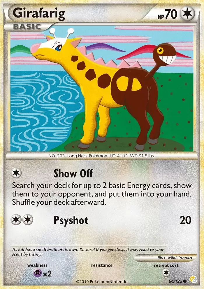 HeartGold & SoulSilver - Girafarig