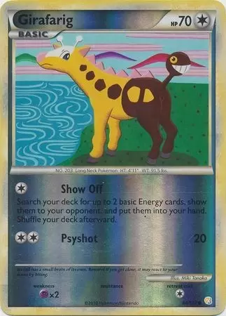 HeartGold & SoulSilver - Girafarig reverse