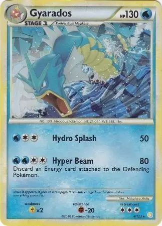 HeartGold & SoulSilver - Gyarados Holo Cracked Ice