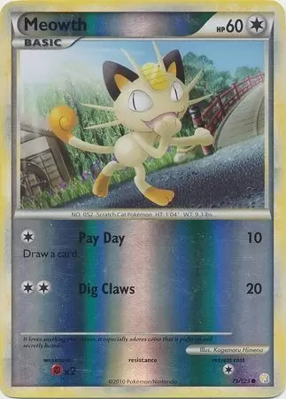 HeartGold & SoulSilver - Meowth Reverse