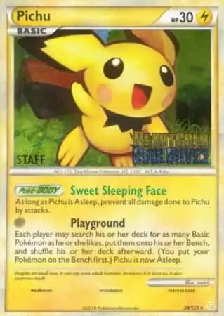 HeartGold & SoulSilver - Pichu Logo Staff