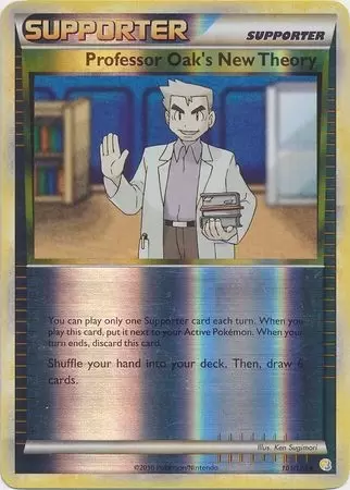 HeartGold & SoulSilver - Professor Oak\'s New Theory Reverse
