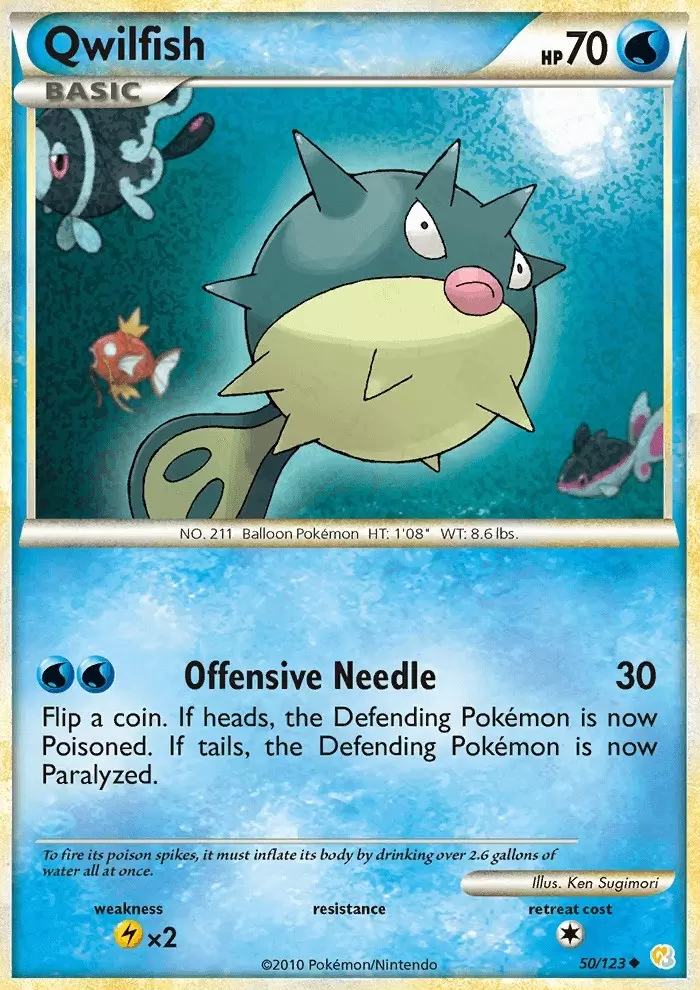 HeartGold & SoulSilver - Qwilfish