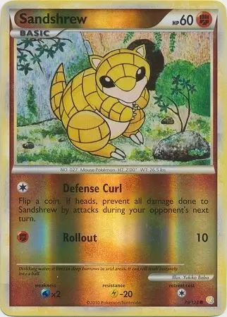 HeartGold & SoulSilver - Sandshrew Reverse