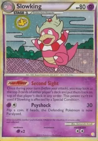 HeartGold & SoulSilver - Slowking Holo