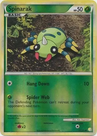 HeartGold & SoulSilver - Spinarak Reverse