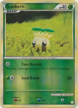 HeartGold & SoulSilver - Sunkern Reverse