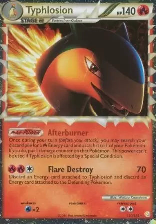 HeartGold & SoulSilver - Typhlosion Holo