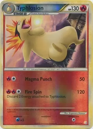 HeartGold & SoulSilver - Typhlosion Reverse