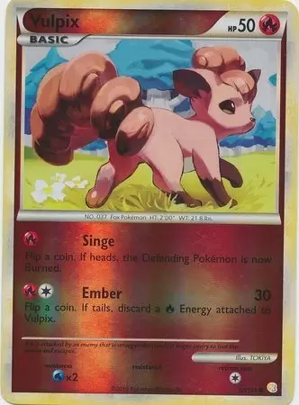 HeartGold & SoulSilver - Vulpix Reverse