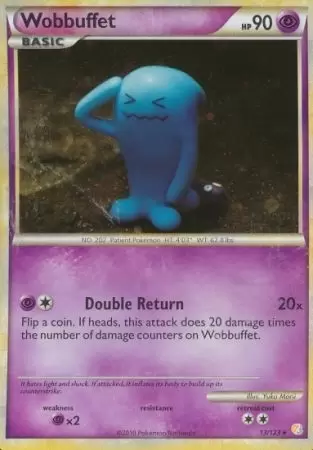 HeartGold & SoulSilver - Wobbuffet holo
