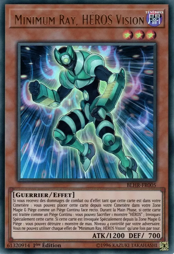 Batailles de Légende  La Vengeance du Héros BLHR - Minimum Ray, HÉROS Vision
