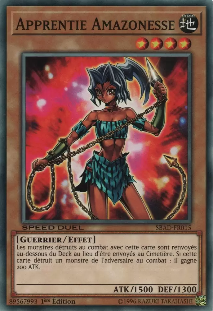 Speed Duel  L’Assaut des Profondeurs SBAD - Apprentie Amazonesse