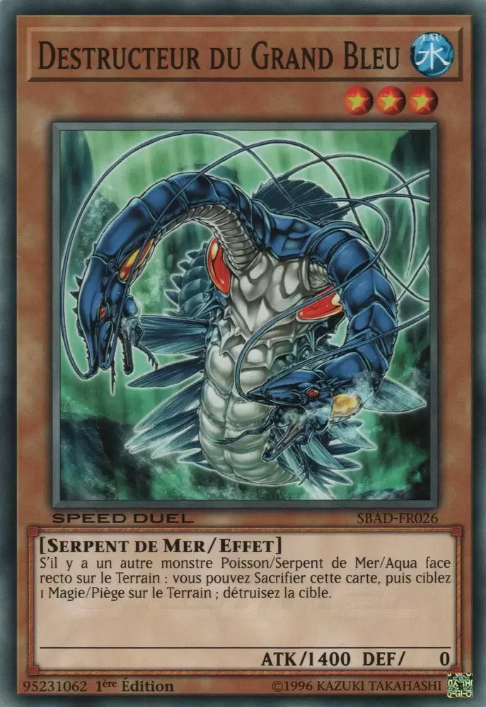 Speed Duel  L’Assaut des Profondeurs SBAD - Destructeur du Grand Bleu