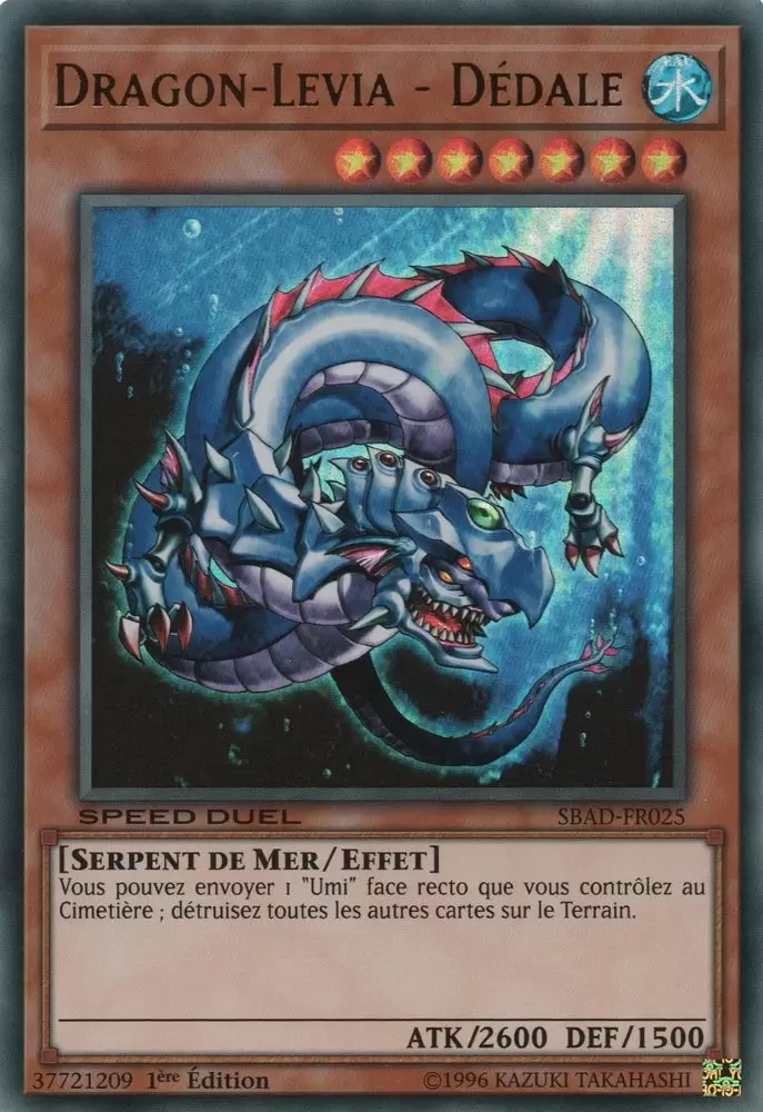 Speed Duel L’Assaut des Profondeurs SBAD - Dragon-Levia - Dédale
