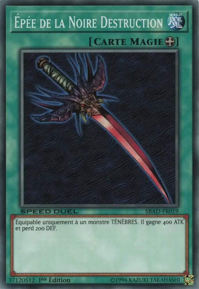 Speed Duel  L’Assaut des Profondeurs SBAD - Épée de la Noire Destruction