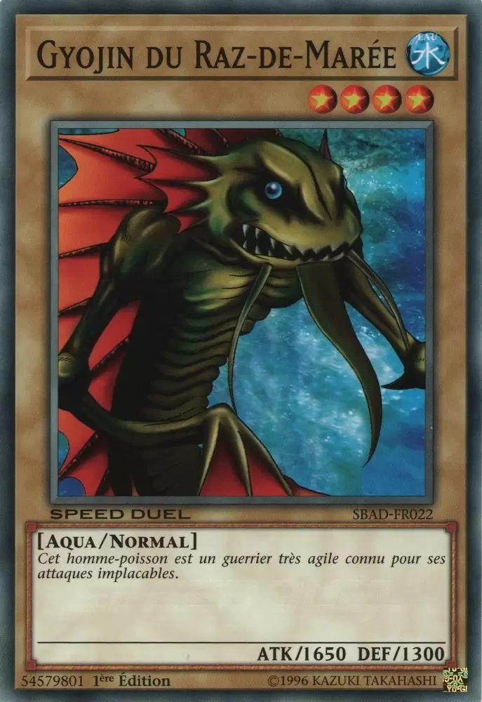 Speed Duel L’Assaut des Profondeurs SBAD - Gyojin du Raz-de-Marée