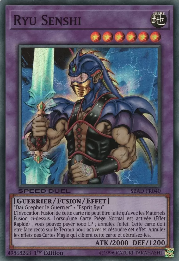 Speed Duel L’Assaut des Profondeurs SBAD - Ryu Senshi