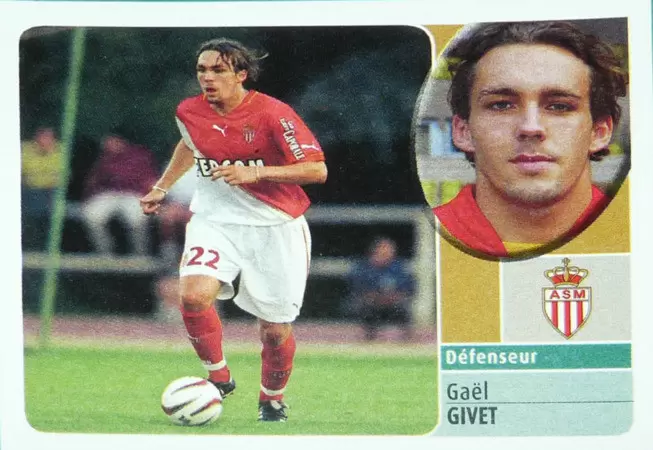 Foot 2003 - Gaël Givet - Monaco