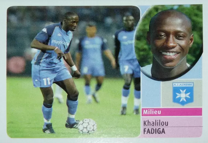 Foot 2003 - Khalilou Fadiga - Auxerre