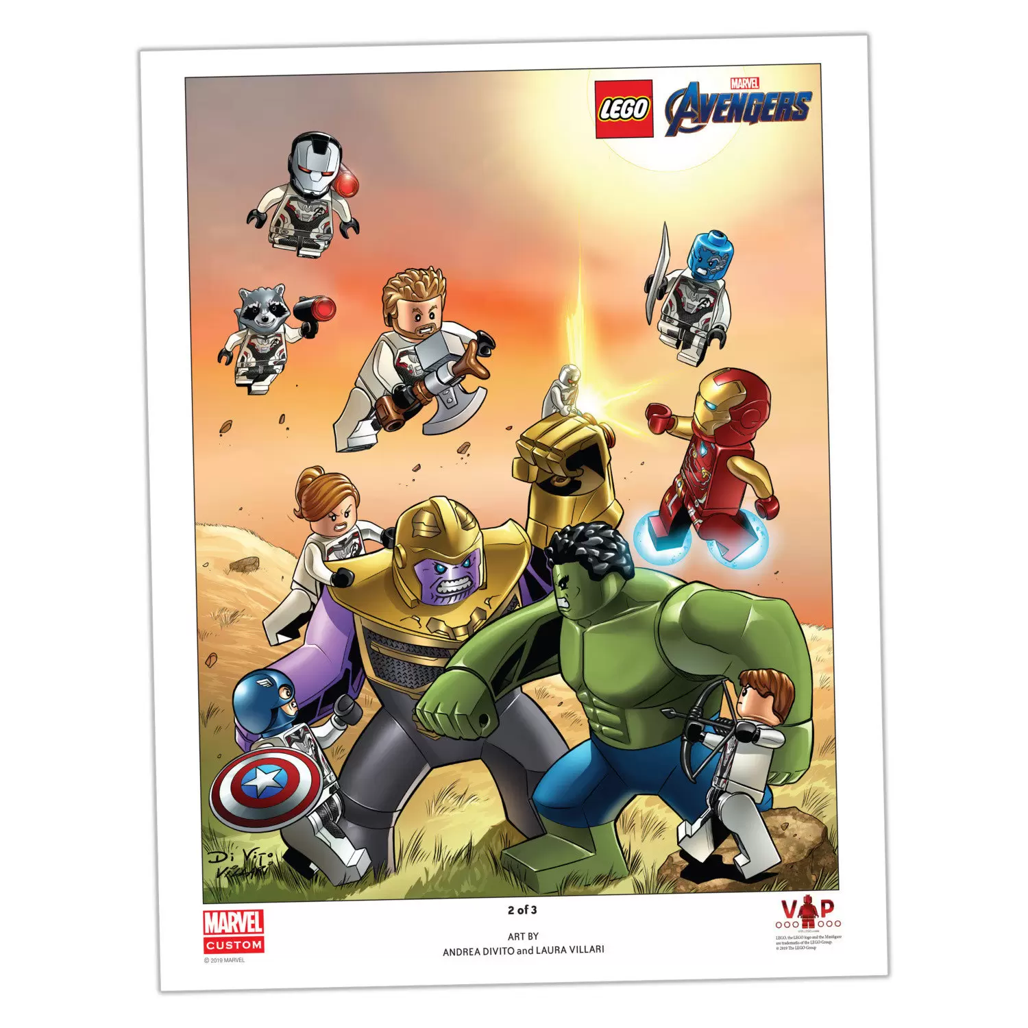 LEGO MARVEL Super Heroes - Avengers Endgame Art Print