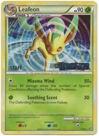 Undaunted - Leafeon Holo Logo Staff