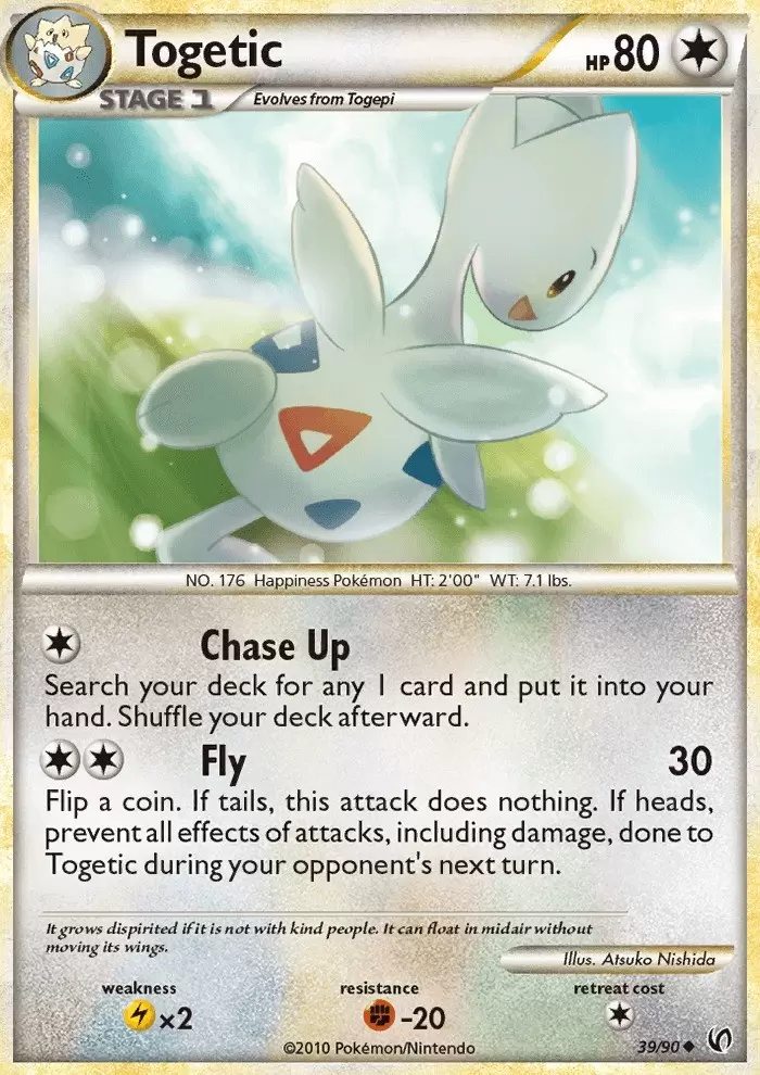 Togetic - Undaunted Pokémon card 39/90