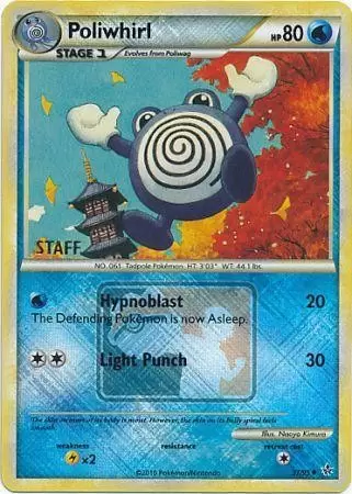 Unleashed - Poliwhirl Reverse Pokemon League Staff