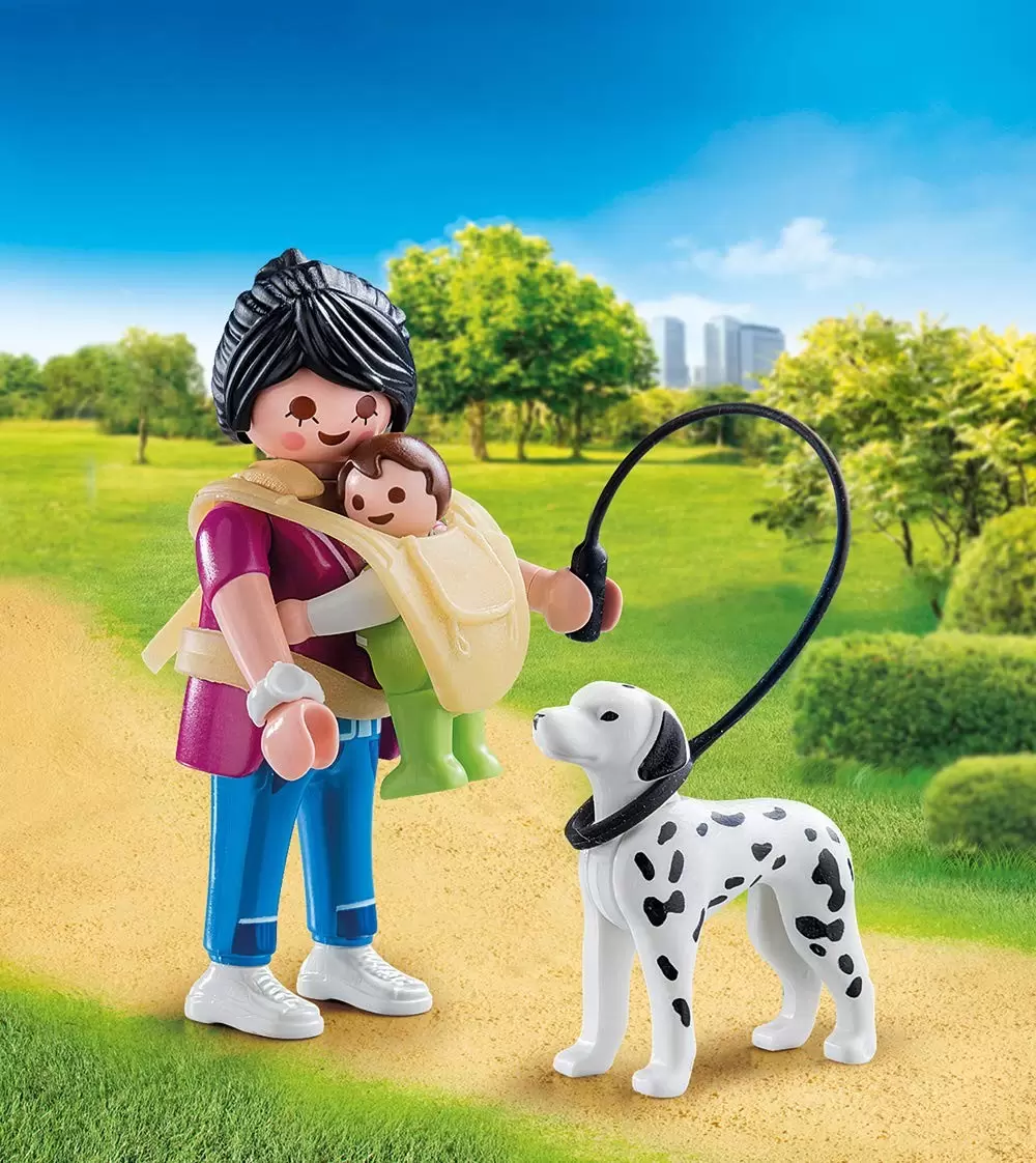 Playmobil SpecialPlus - Mom with Baby & dalmatian