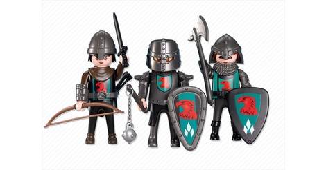 playmobil chevalier faucon