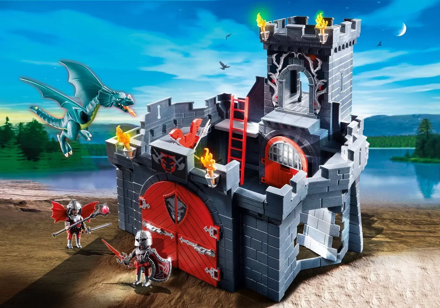 Playmobil Chevaliers - Dragons - Château