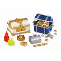 treasure chests with jewels