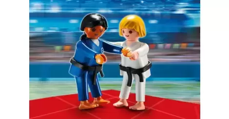 PLAYMOBIL 5194 Two Judo Competitors Delivery for sale online 