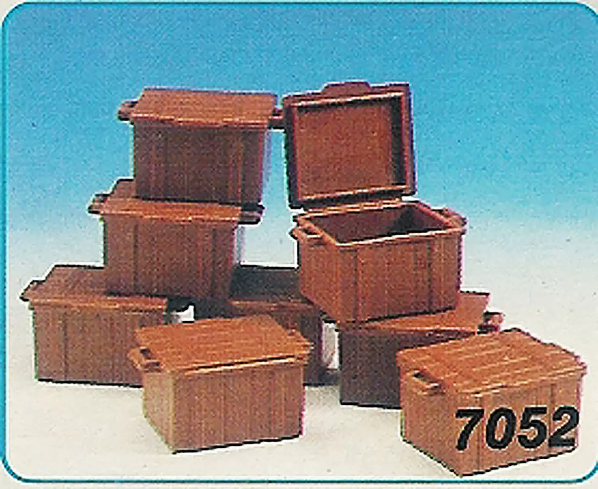 Playmobil Accessories & decorations - 8 Crates with Lids