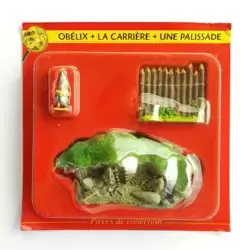 Obélix, sa carrière et une palissade