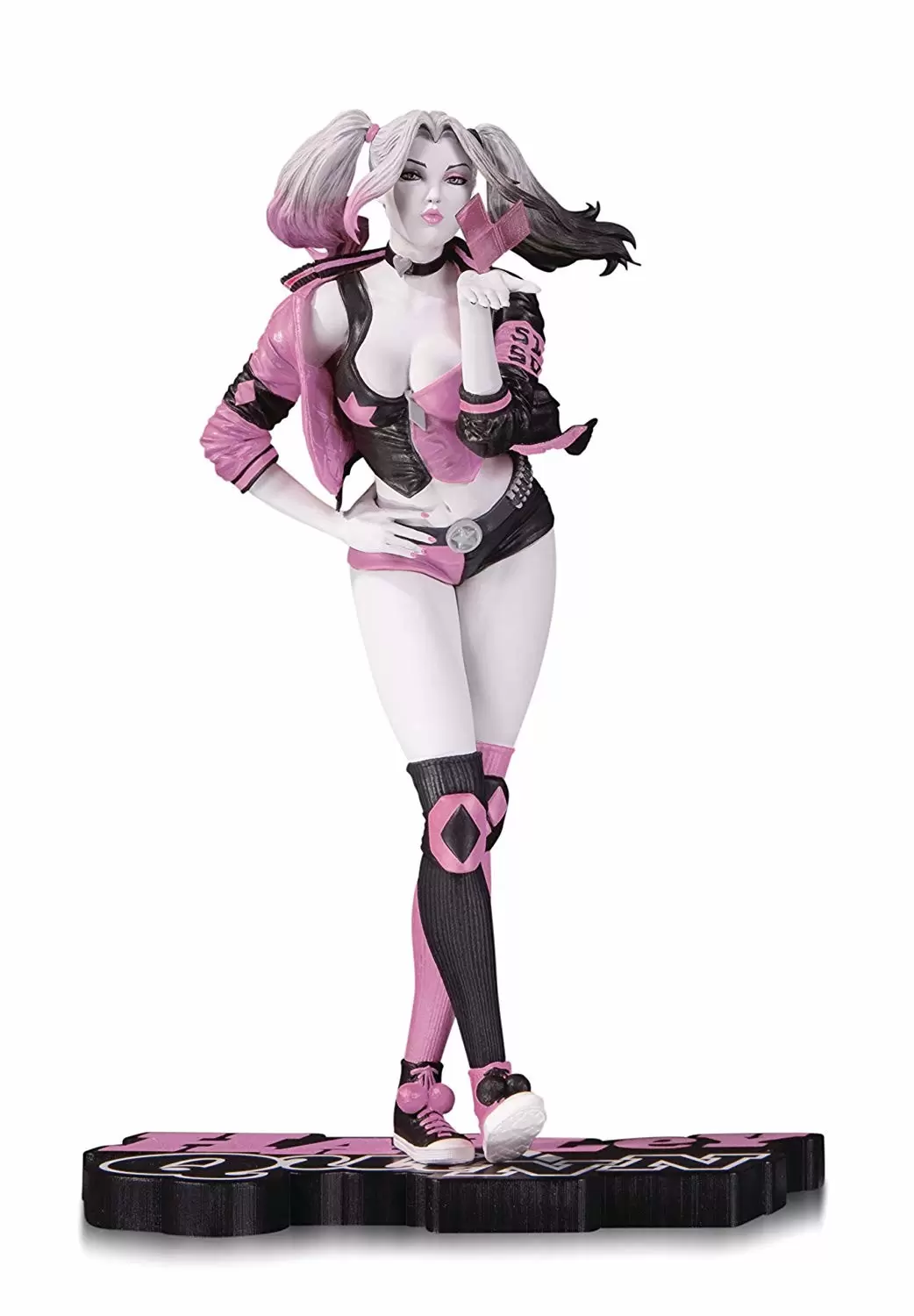DC Collectibles Statues - Harley Quinn Pink, White & Black - Valentine - by Stanley \