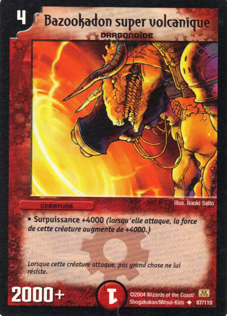 Cartes Duel Masters - Edition de Base - Bazookadon Super Volcanique