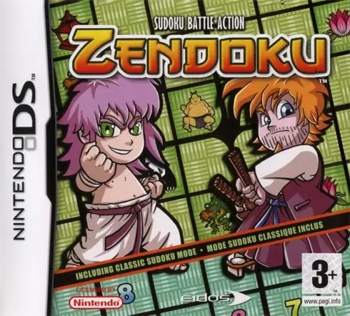 Nintendo DS Games - Zendoku