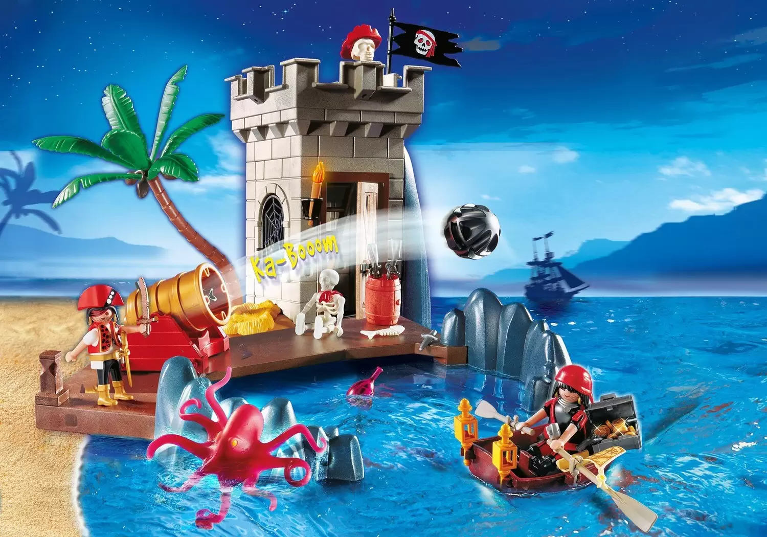 Playmobil Pirates - Pirates avec Canon et Tour de Guet