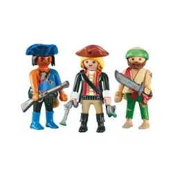 Deux pirates et une femme pirate