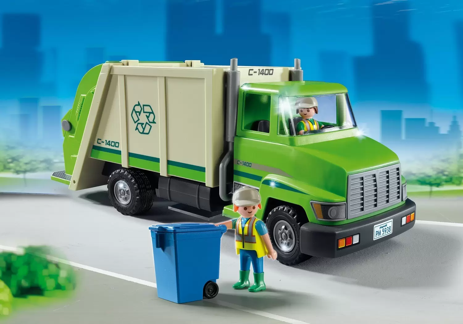 Playmobil in the City - Green Recycling Truck