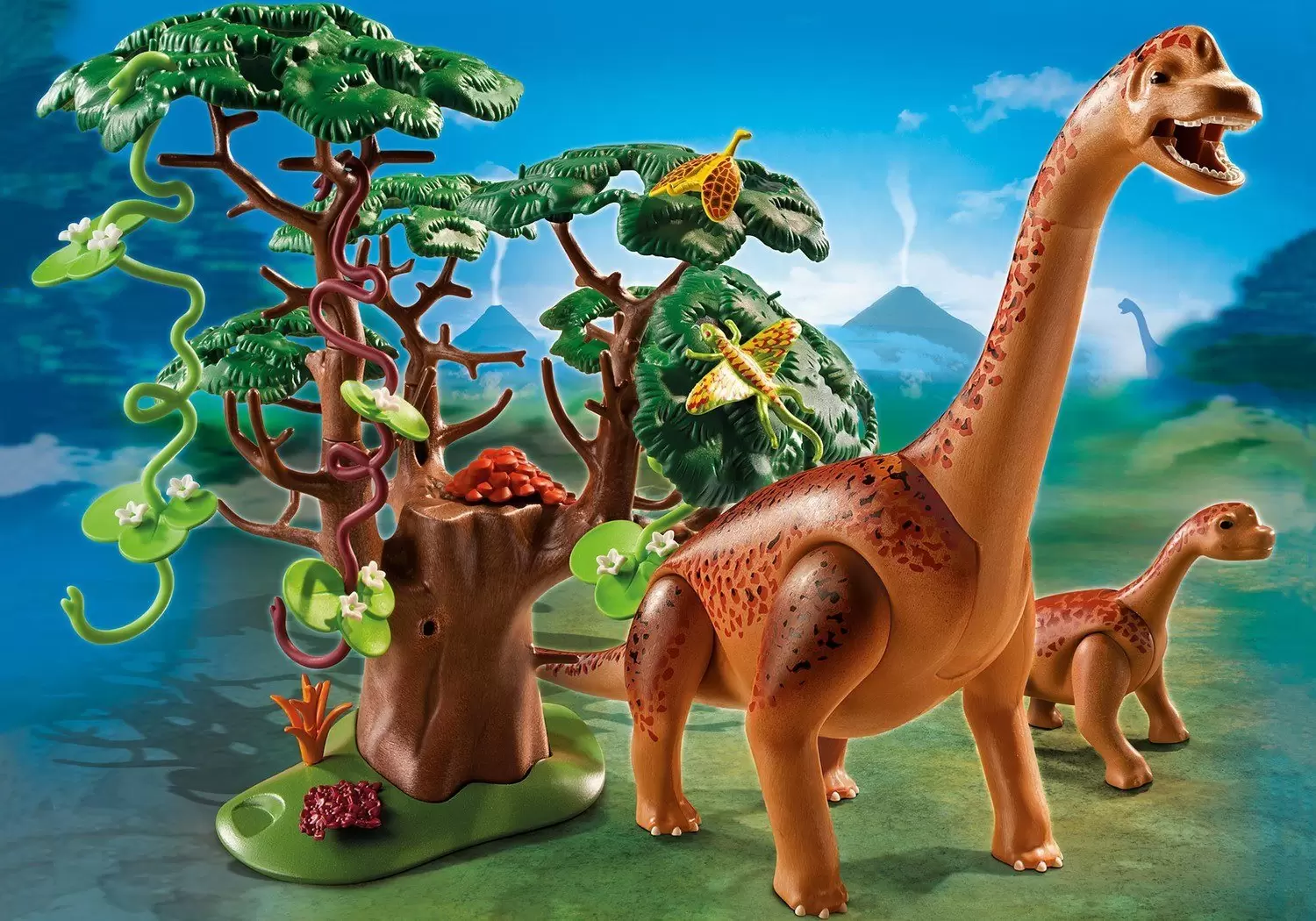 Brachiosaure et son Petit - Playmobil Dinosaures 5231