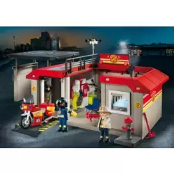 Caserne de pompiers transportable