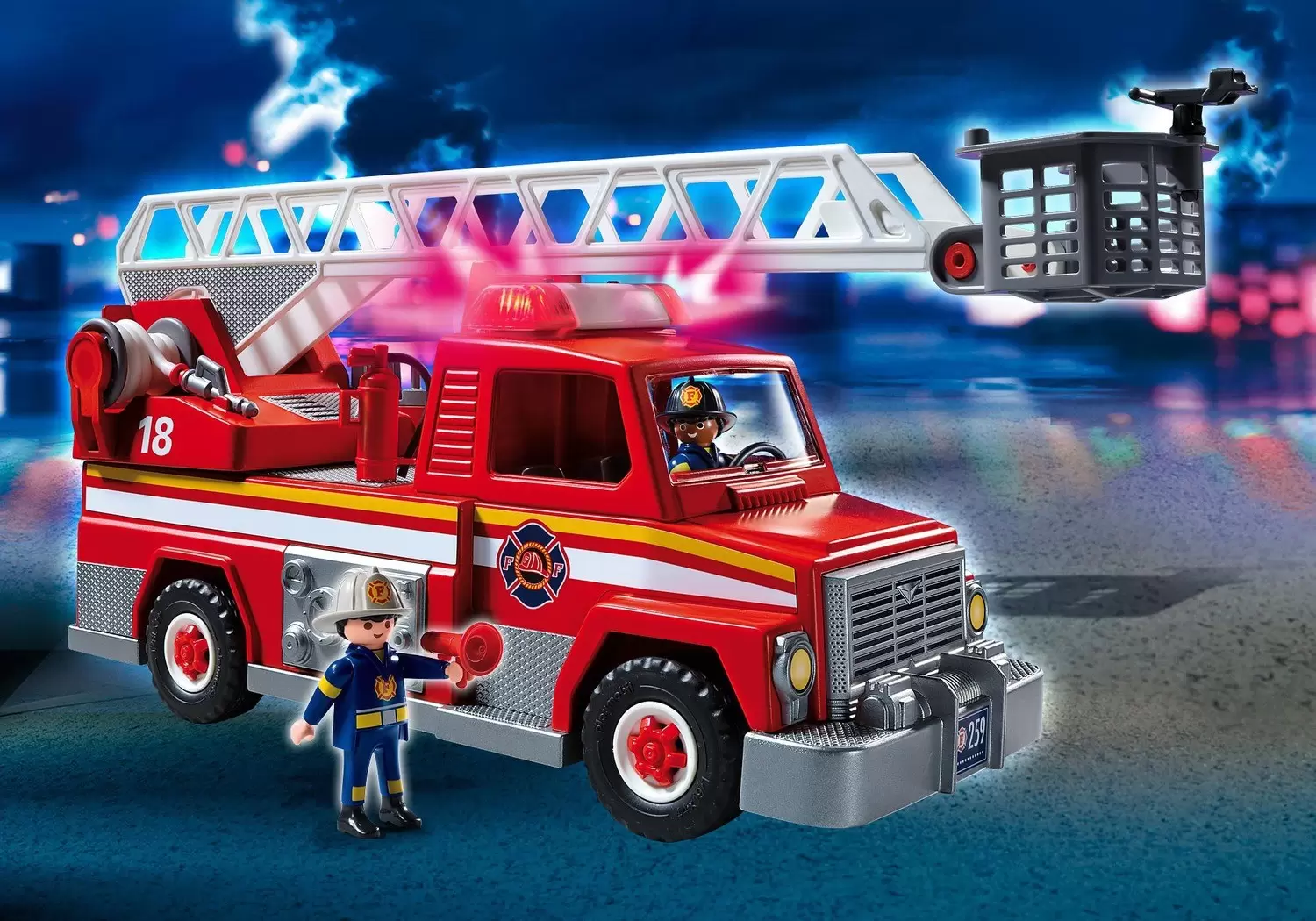 Playmobil Firemen - Rescue Ladder Unit