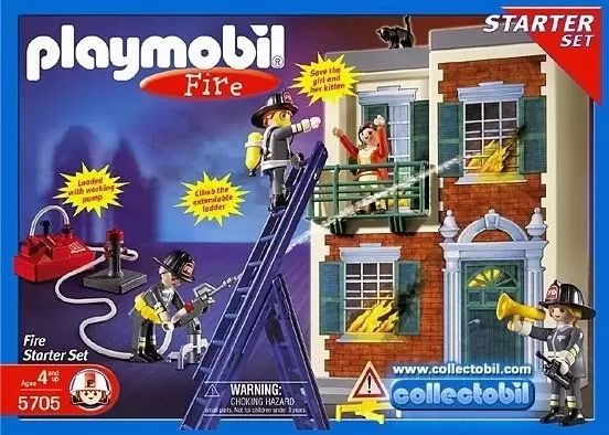 Playmobil Pompier - Fire - Starter Set
