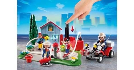 Anniversary Kompaktset Fire Brigade Quad Playmobil Firemen 5169