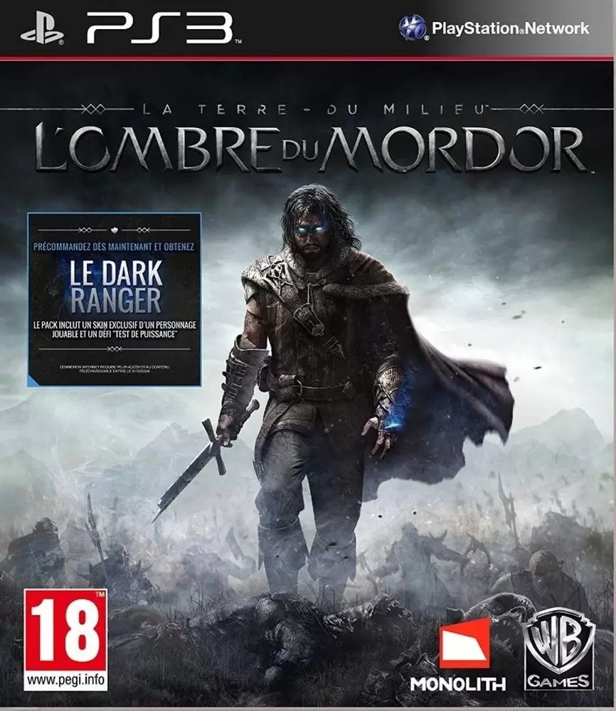 Jeux PS3 - La Terre du Milieu - L\'Ombre du Mordor