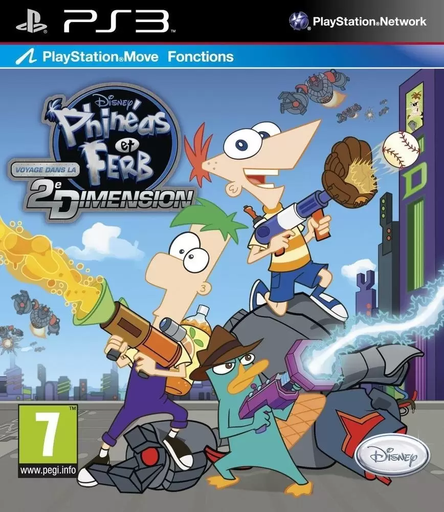 Jeux PS3 - Phineas et Ferb : voyage dans la deuxième dimension