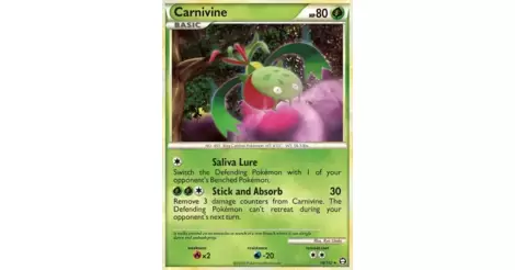 Carnivine Triumphant Pokemon Card 16 102